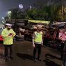 Diduga Terjun Bebas dari Flyover Slipi, Truk Tanah Timpa Mobil TNI hingga Ringsek
