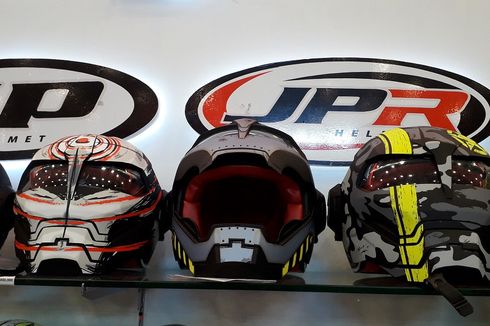 Helm Lokal Mirip Topeng Iron Man Ikut Ramaikan GIIAS 2018