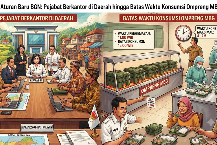 Sederet Aturan Baru BGN: Pejabat Berkantor di Daerah hingga Batas Waktu Konsumsi di Ompreng MBG