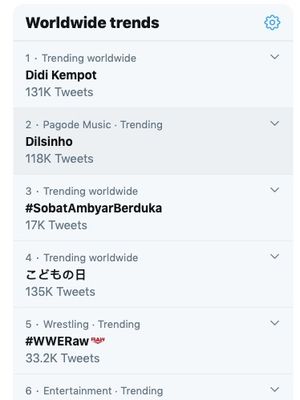 Kepergian Didi Kempot membuat namanya menjadi trending topic pertama di dunia. 