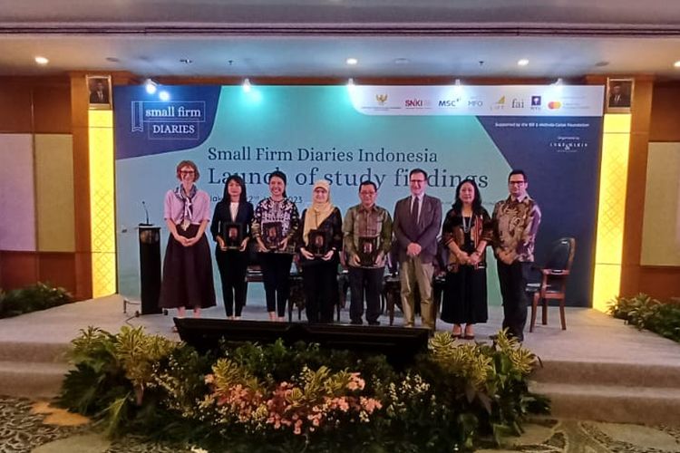 Acara Peluncuran Hasil Penelitian Small Firm Diaries 2023 di Indonesia, Kamis (22/6/2023)