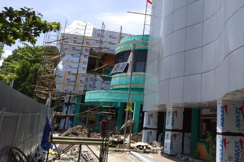 Pekerja Renovasi Pasar Baru Magetan Terjatuh dari Lantai 2