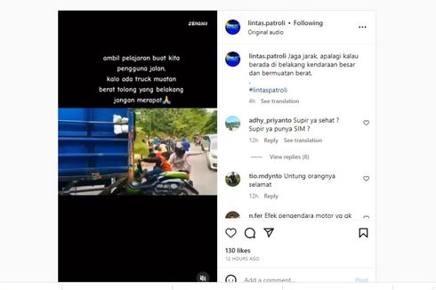 Bisa Fatal kalau Tidak Jaga Jarak dengan Truk Saat Tanjakan