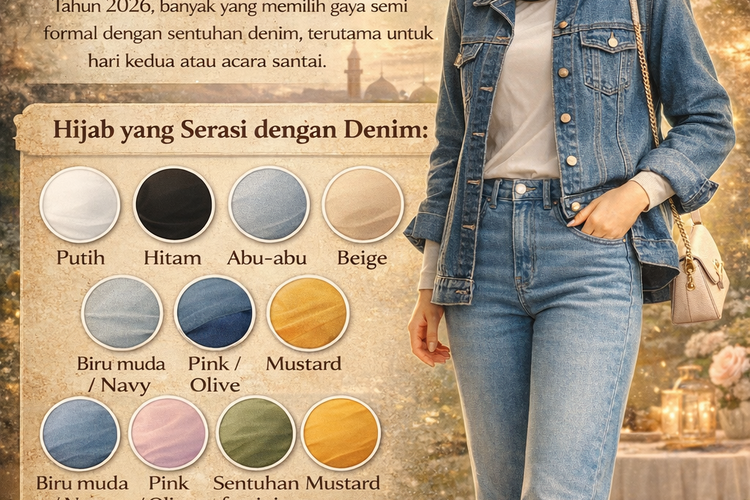 Denim Lebaran Santai tapi Tetap Stylish