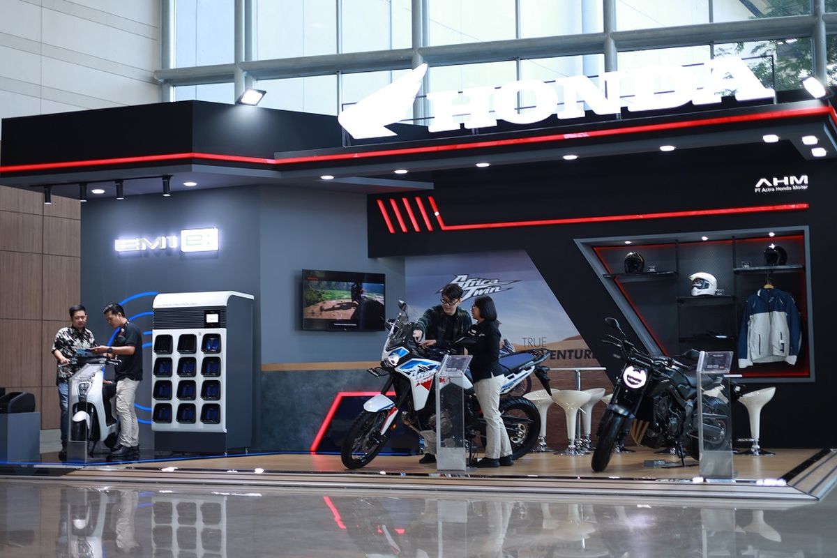 Ilustrasi booth Honda di GIIAS 2024