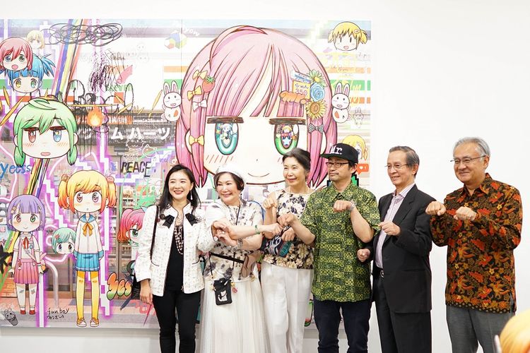 Pameran seni Art Moments Jakarta 2019.