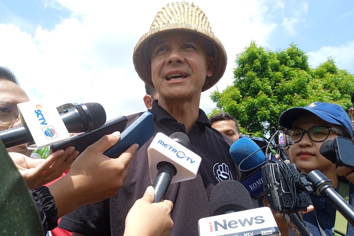 Caption: Capres nomor urut 03, Ganjar Pranowo