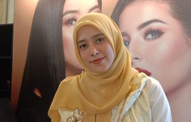 Fairuz A Rafiq di The Tribrata, Dharmawangsa Raya, Kebayoran Baru, Jakarta Selatan, Kamis (29/8/2019).