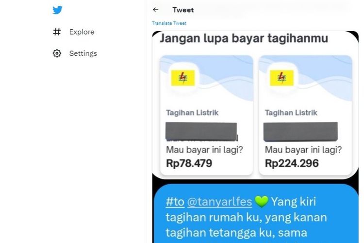 Ramai soal tagihan listrik daya 450 Watt mencapai Rp 224.000.