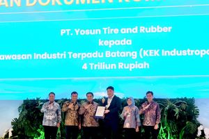 Yosun Tire Bangun Pabrik Ban di KEK Batang, Investasi Rp 4 Triliun