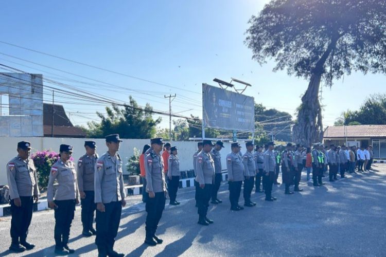 102 Personel Polisi Dikerahkan Amankan Kunjungan Jokowi di Sikka