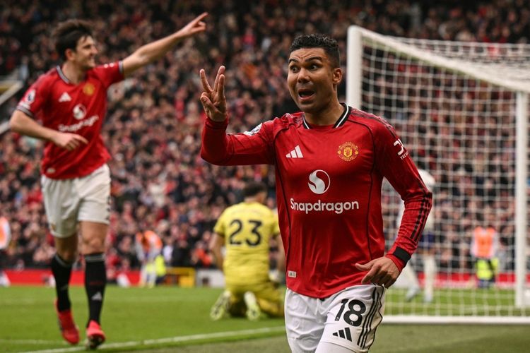 Hasil Man United Vs Aston Villa 3-1: Gol Casemiro, Sinar Bruno