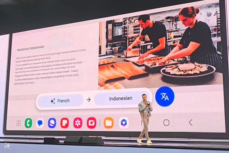 Kini,Note Assist di Samsung Galaxy Z Fold-Flip 6 bisa menerjemahkan dokumen PDF secara langsung dengan rapi, berkat fitur PDF overlay translation pada Notes.