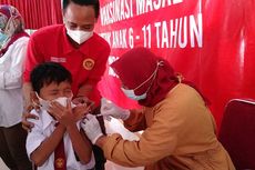 Dukung PTM 100 Persen, Lebih dari 1.000 Siswa-siswi SD di Banyumas Disuntik Vaksin Covid-19