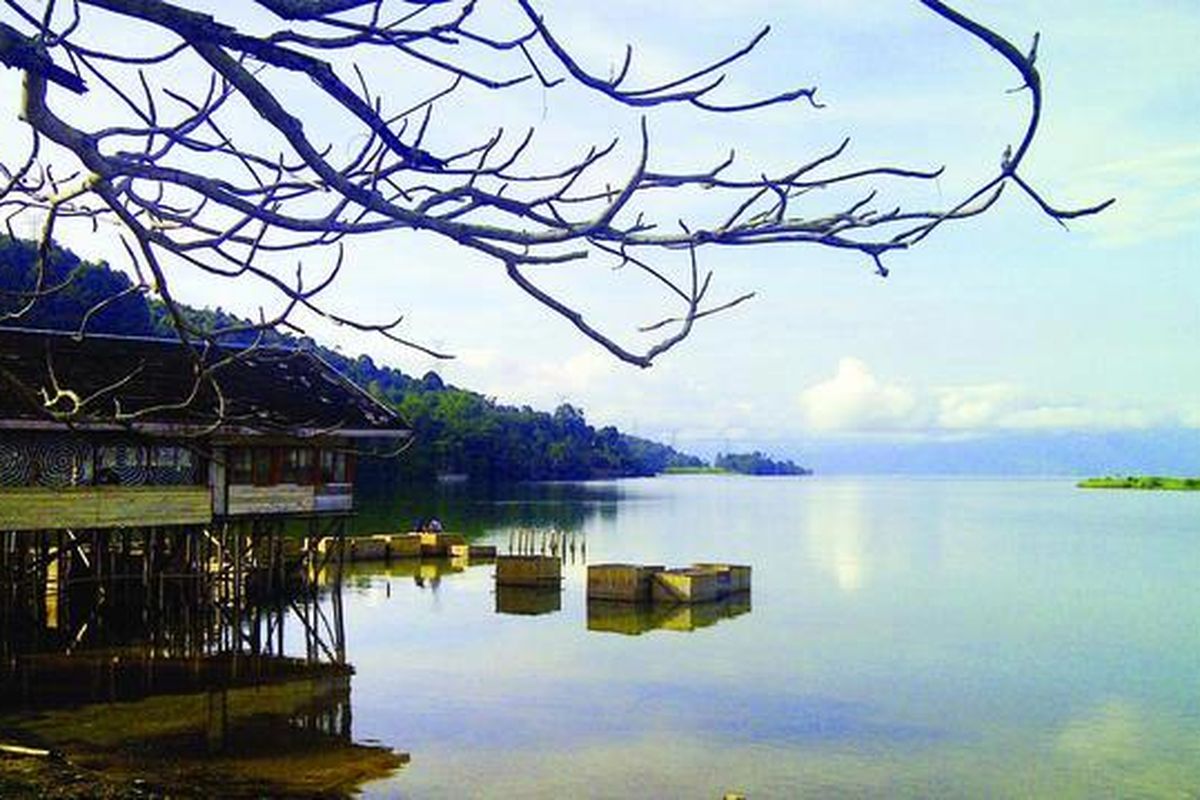Danau Poso, Tentena, Kabupaten Poso, Provinsi Sulawesi Selatan, memiliki pesona alam yang alami dan pantas menjadi tempat kunjungan wisata.  Pemandangan Danau Poso ketika pagi pada awal November lalu.