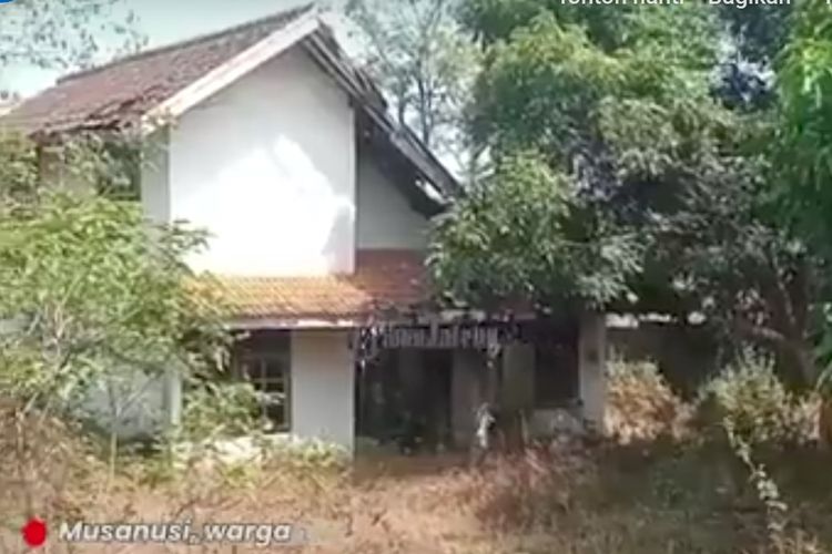 Penampakan salah satu rumah di lokasi Kampung Mati Cepoko di Semarang.