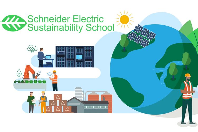 Sustainability School Schneider Electric merupakan platform digital yang dapat diakses secara gratis.