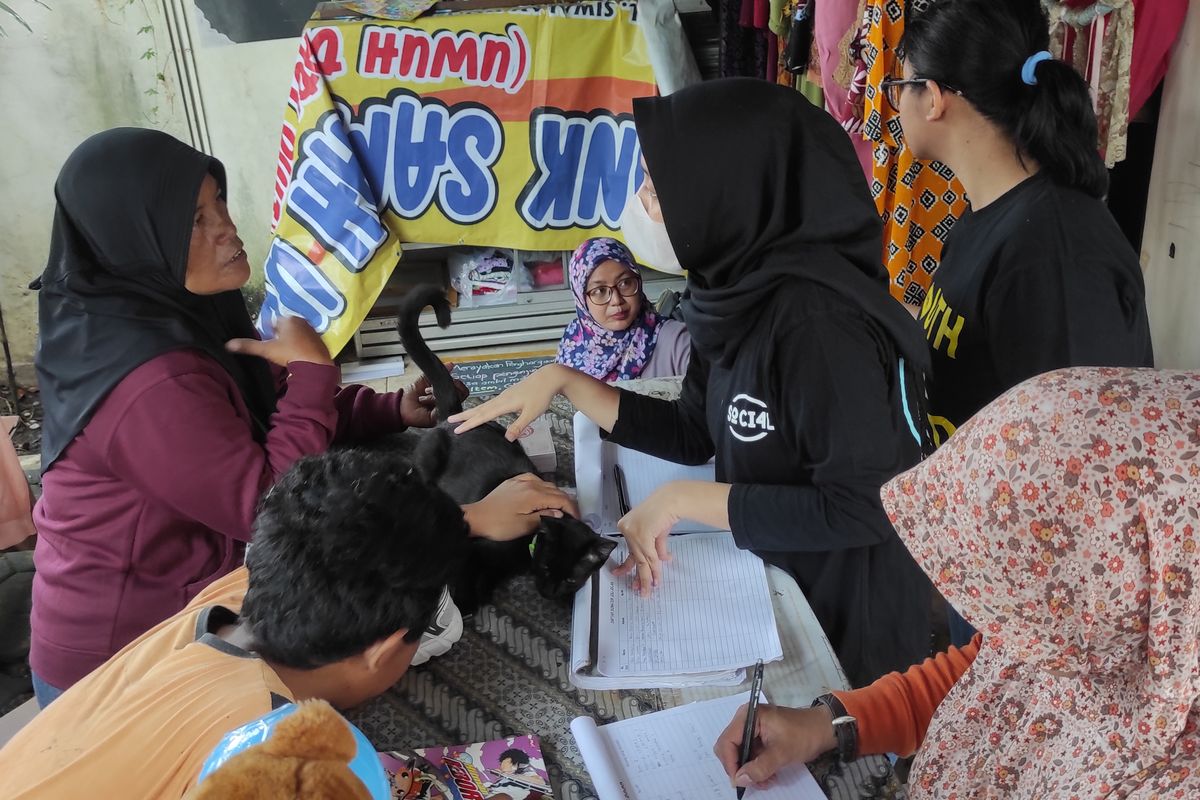 Suasana kegiatan di Ruang Solidaritas Joli Jolan yang tertelak di sebuah rumah di Jalan Siwalan Nomor 1, Kerten, Kecamatan Laweyan, Kota Solo, Sabtu (25/5/2024).