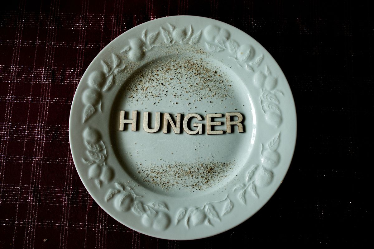 Ilustrasi kelaparan