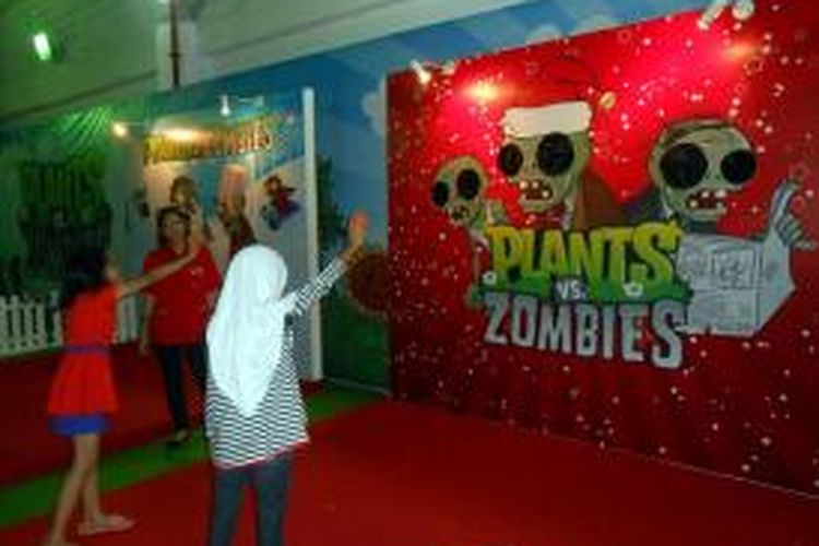 Wahana Permainan Plant vs Zombie di Living World Alam Sutera, Tangerang