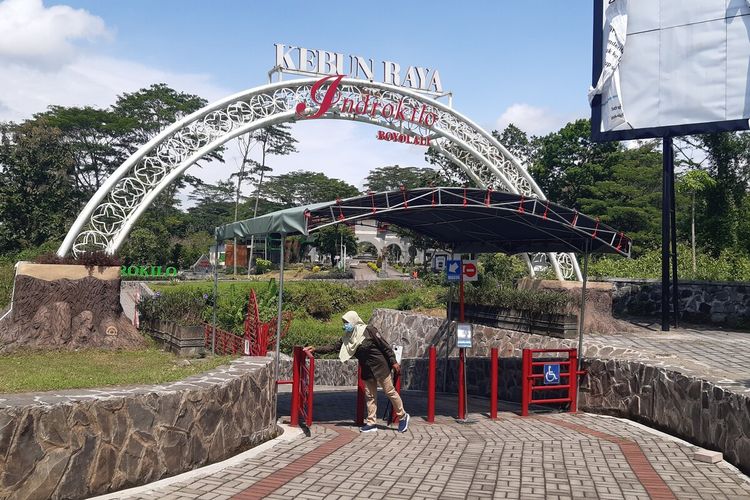 Kebun Raya Indrokilo di Kelurahan Kemiri, Kecamatan Mojosongo, Kabupaten Boyolali, Jawa Tengah, Jumat (8/4/2022).