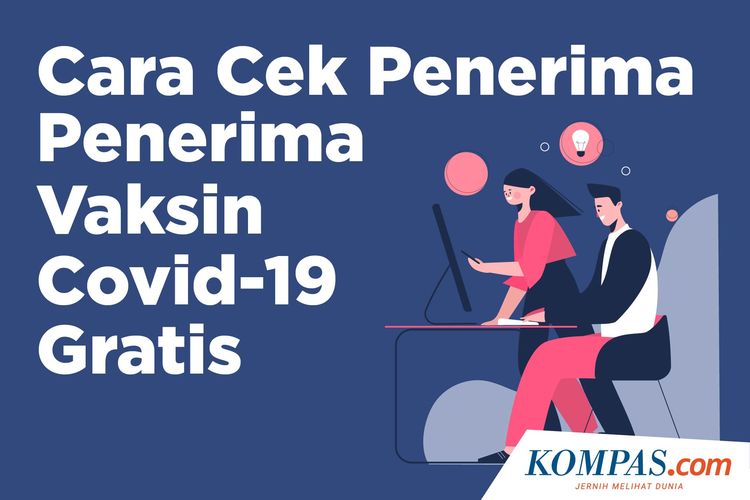 Infografik Cara Cek Penerima Vaksin Covid 19 Gratis