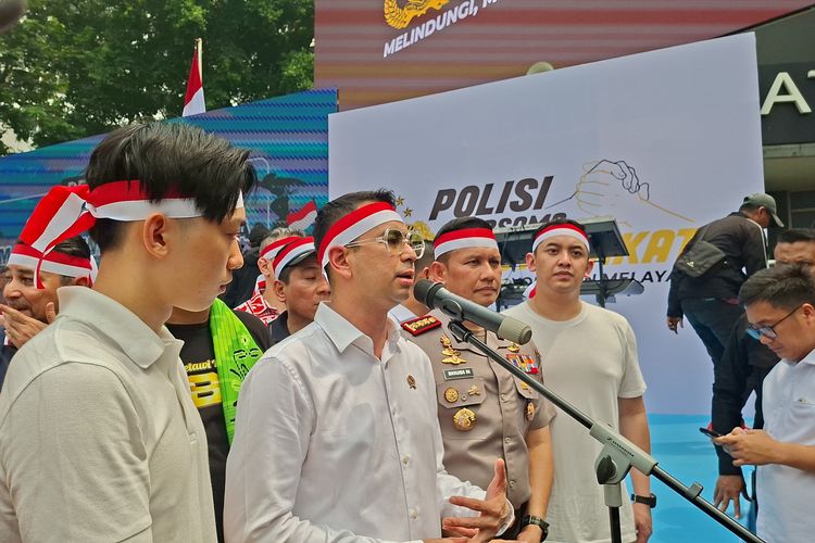 Polda Metro Gelar Deklarasi Sumpah Pemuda di Bundaran HI, Raffi Ahmad dan Willie Salim Ikut Hadir
