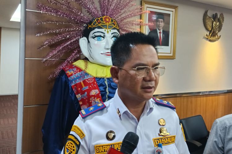 Kepala Dinas Perhubungan DKI Jakarta Syafrin Liputo saat ditemui di Gedung DPRD DKI Jakarta, Selasa (7/6/2022).