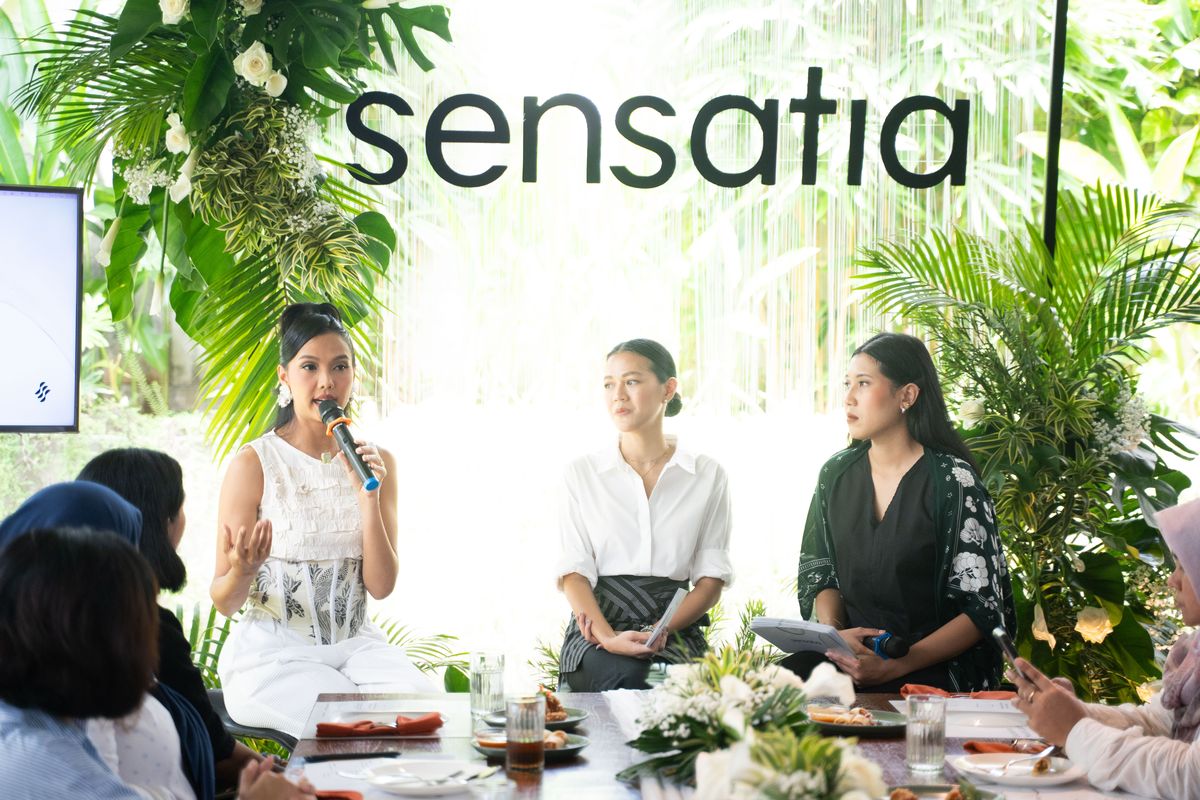 Sensatia Media Luncheon di Jakarta, Selasa (22/4).