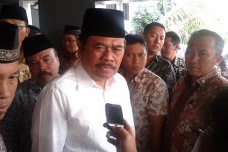 Jaksa Agung HM Prasetyo, saat ditemui di Kejaksaan Agung, Jakarta Selatan, Jumat (16/1/2015).