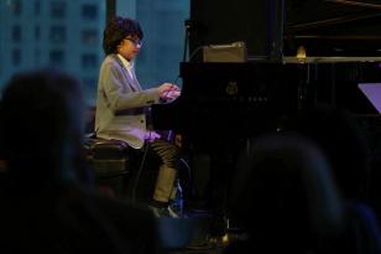 Joey Alexander tampil di Dizzy's Club Coca Cola, Jazz at Lincoln Center, Manhattan, New York, AS, pada 2015. 
