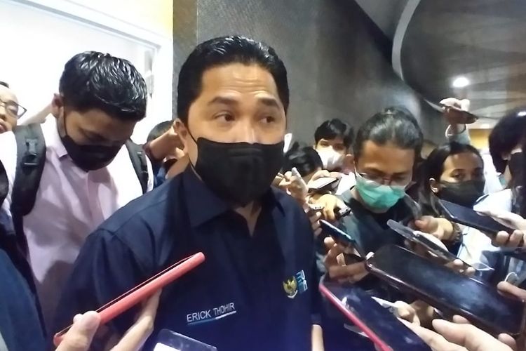 Ketika Erick Thohir Bandingkan "Bengkak" Proyek Kereta Cepat Jakarta-Bandung Vs MRT Jakarta...