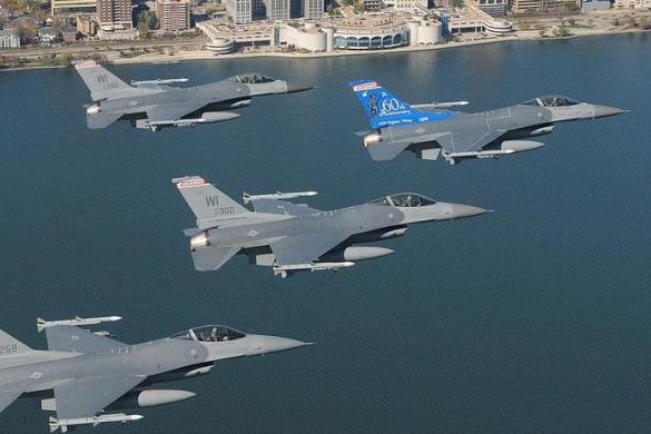 Jet Tempur F-16 AS Jatuh di Korea Selatan