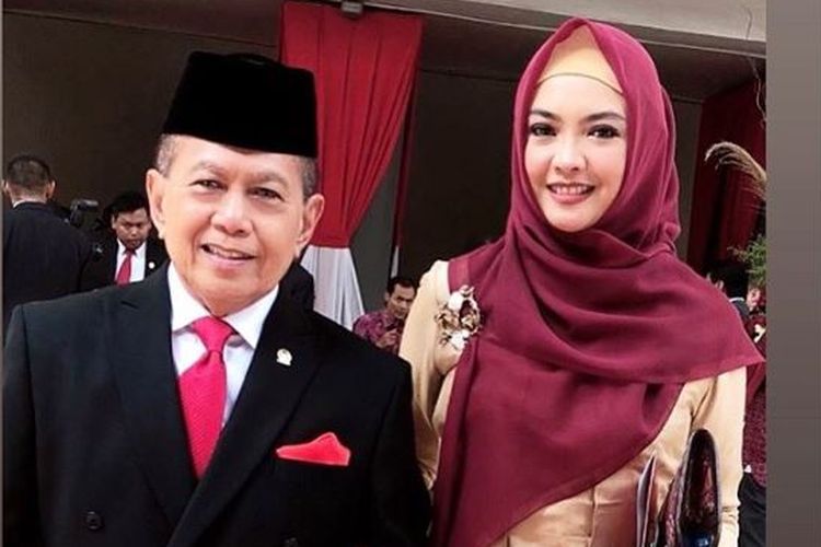 Inggrid Kansil dan suaminya, Syarief Hasan 