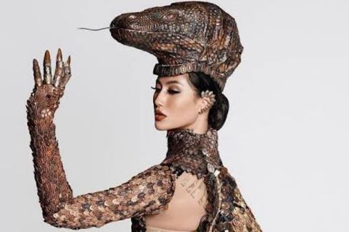 Kenakan Kostum Komodo, Alumnus Unair Pukau Ajang Miss Universe 2020