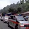 Konvoi Belasan Ambulans Jemput 47 Warga Positif Covid-19 Klaster Senam Tasikmalaya 