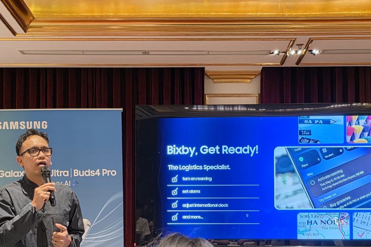 Fitur Bixby di Galaxy S26 Ultra yang kini difokuskan untuk membantu kebutuhan logistik pengguna saat traveling.
