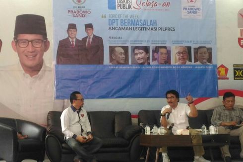 Politisi Gerindra Minta Relawan Prabowo-Sandi Laporkan Aparat yang Tak Netral