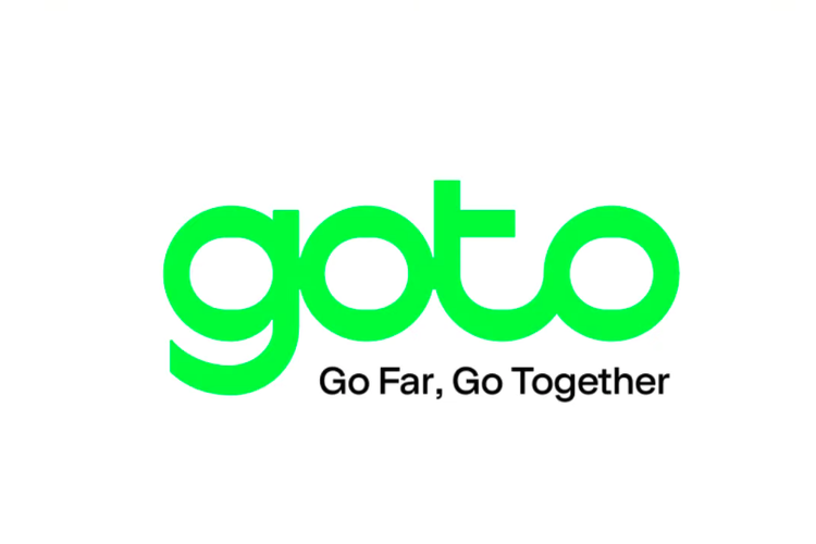 Ilustrasi logo Goto, layanan dari Gojek dan Tokopedia.