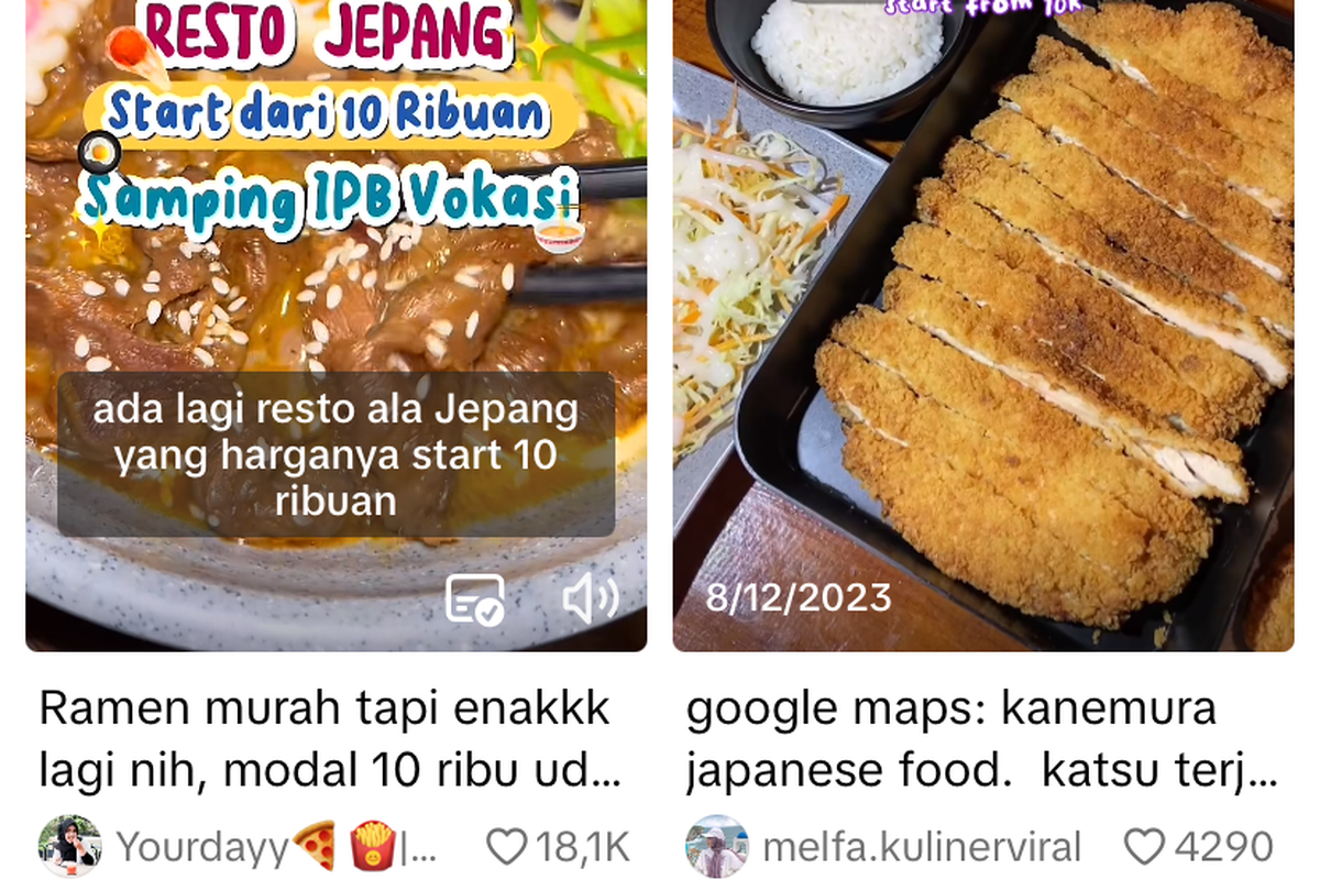 Promosi Kanemura Japanese Food