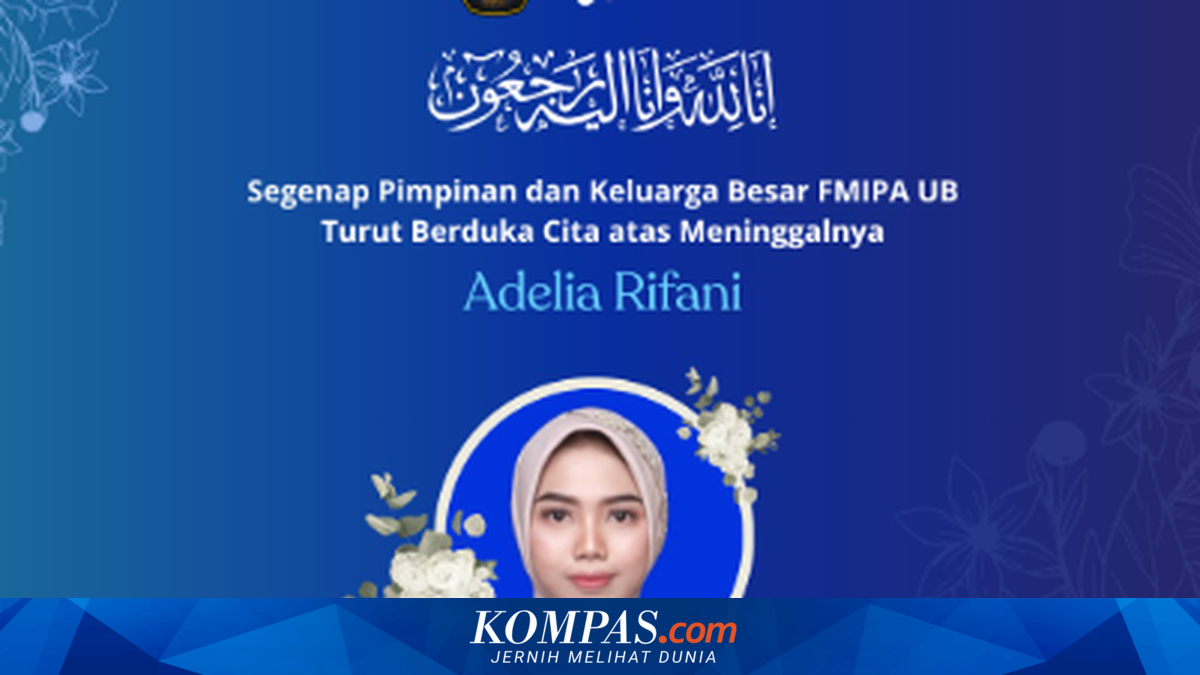 Alumnus UB Adelia Rifani Turut Jadi Korban Kecelakaan KRL-KA Argo Bromo ...