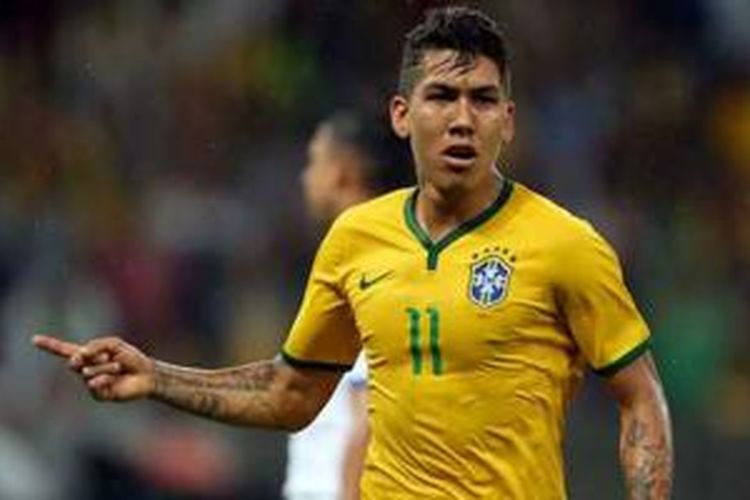 Roberto Firmino, gelandang serang Brasil. 