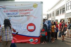Daging Sapi Dijual Rp 75.000, Warga Bogor Padati Bazar Sembako Murah