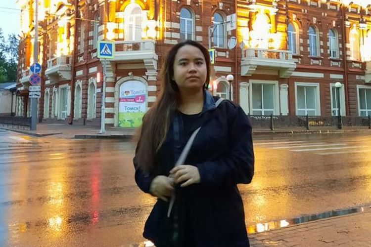Liani, mahasiswa Indonesia di Rusia.