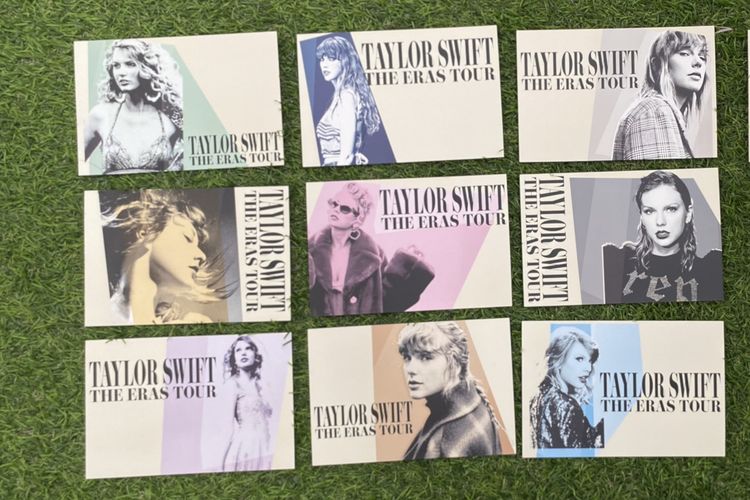Postcard untuk penonton VIP Taylor Swift The Eras Tour di Singapura. 