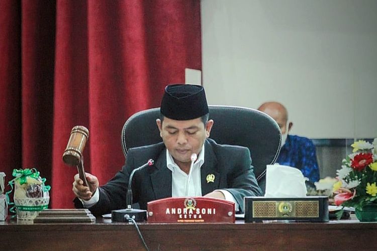  Calon Gubernur (Cagub) Gubernur Banten Andra Soni 