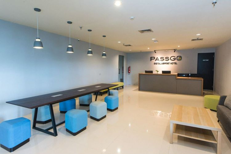 Ilustrasi PassGO-Digital Airport Hotel, hotel kapsul pertama yang terletak di dalam kawasan bandara I Gusti Ngurah Rai Bali.