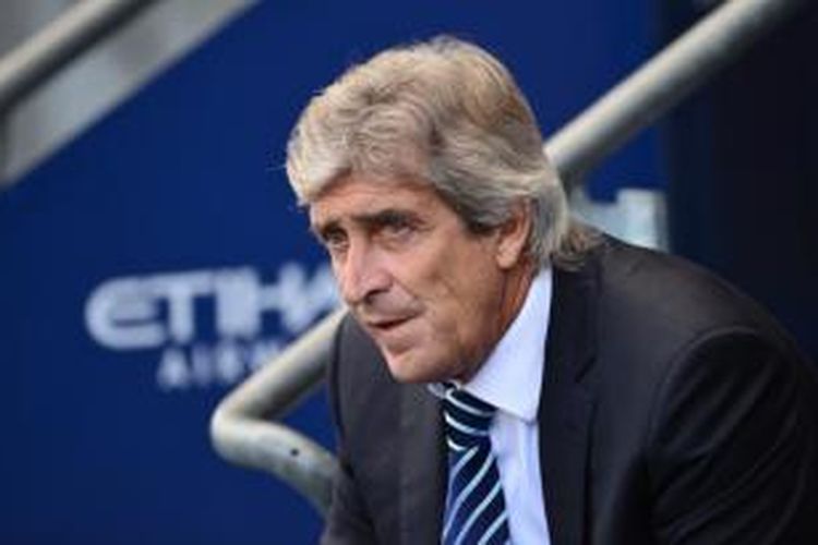 Manajer Manchester City, Manuel Pellegrini.