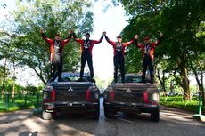Tim Mitsubishi Rally Selesaikan AXCR 2022, Rifat Peringkat Kelima
