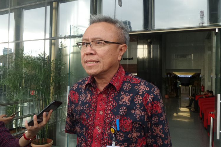 Direktur Jenderal Bina Marga Kementerian PUPR Arie Setiadi saat ditemui di Gedung KPK, Jakarta, Jumat (28/7/2017).